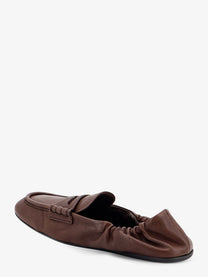 Miu Miu Women's Ruches Leather Loafers RADICA