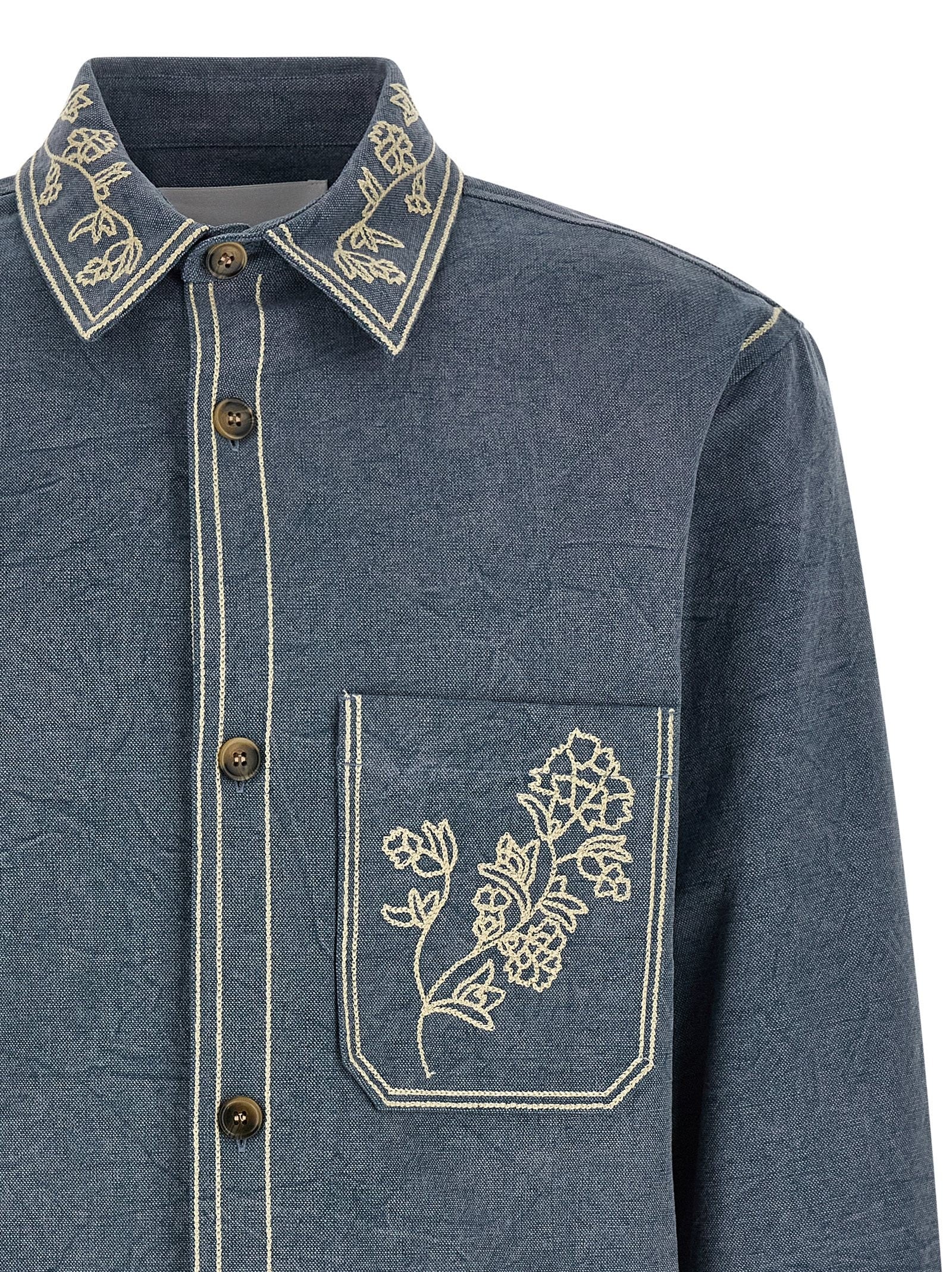 ISABEL MARANT Rudy Overshirt Blue