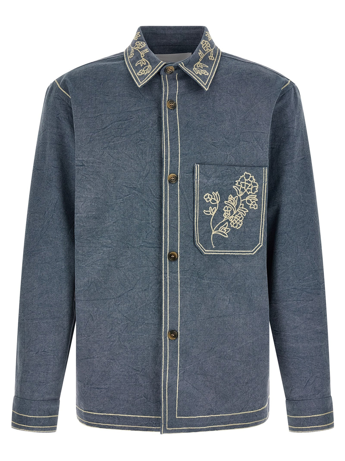 ISABEL MARANT Rudy Overshirt Blue