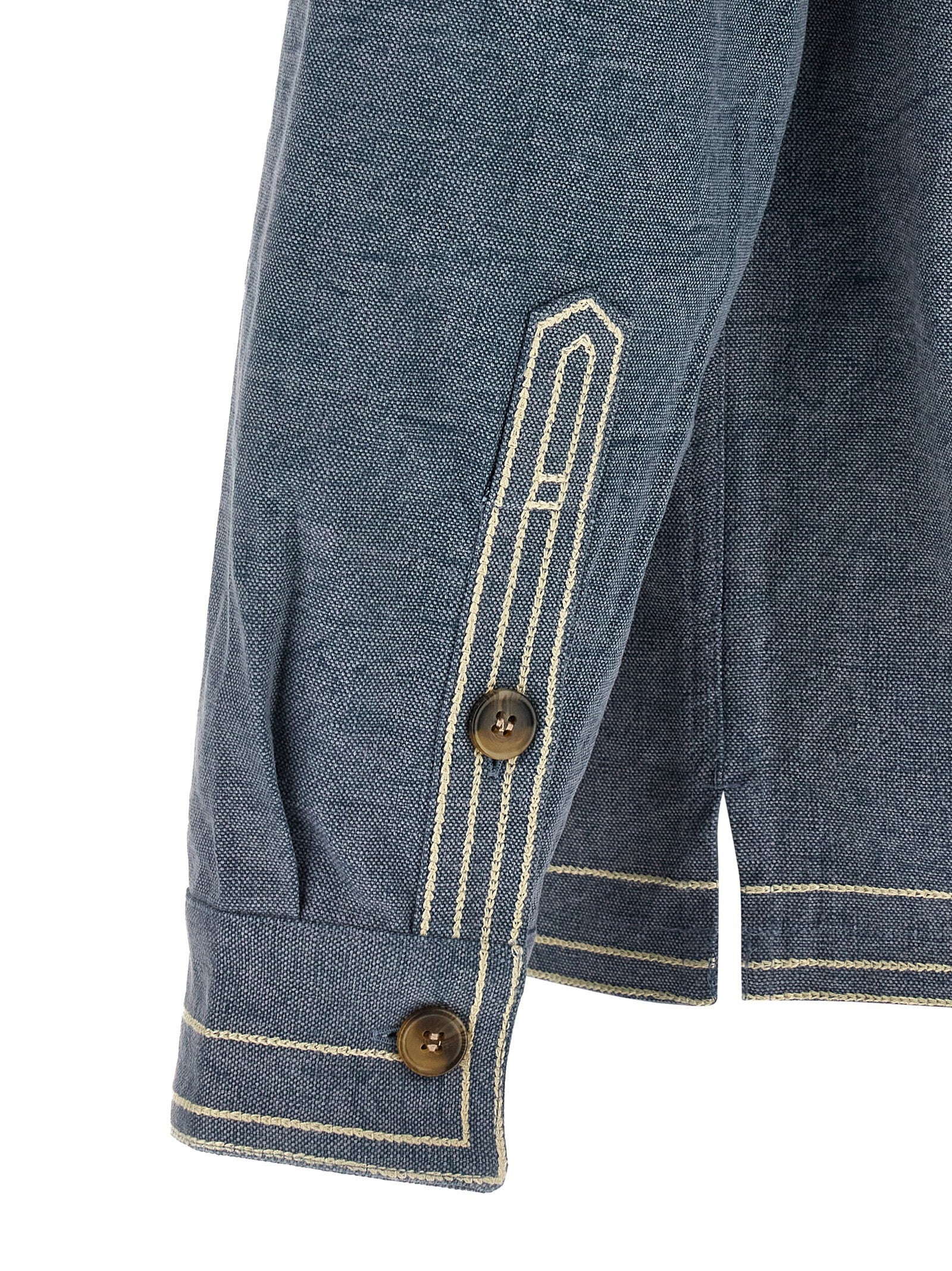 ISABEL MARANT Rudy Overshirt Blue