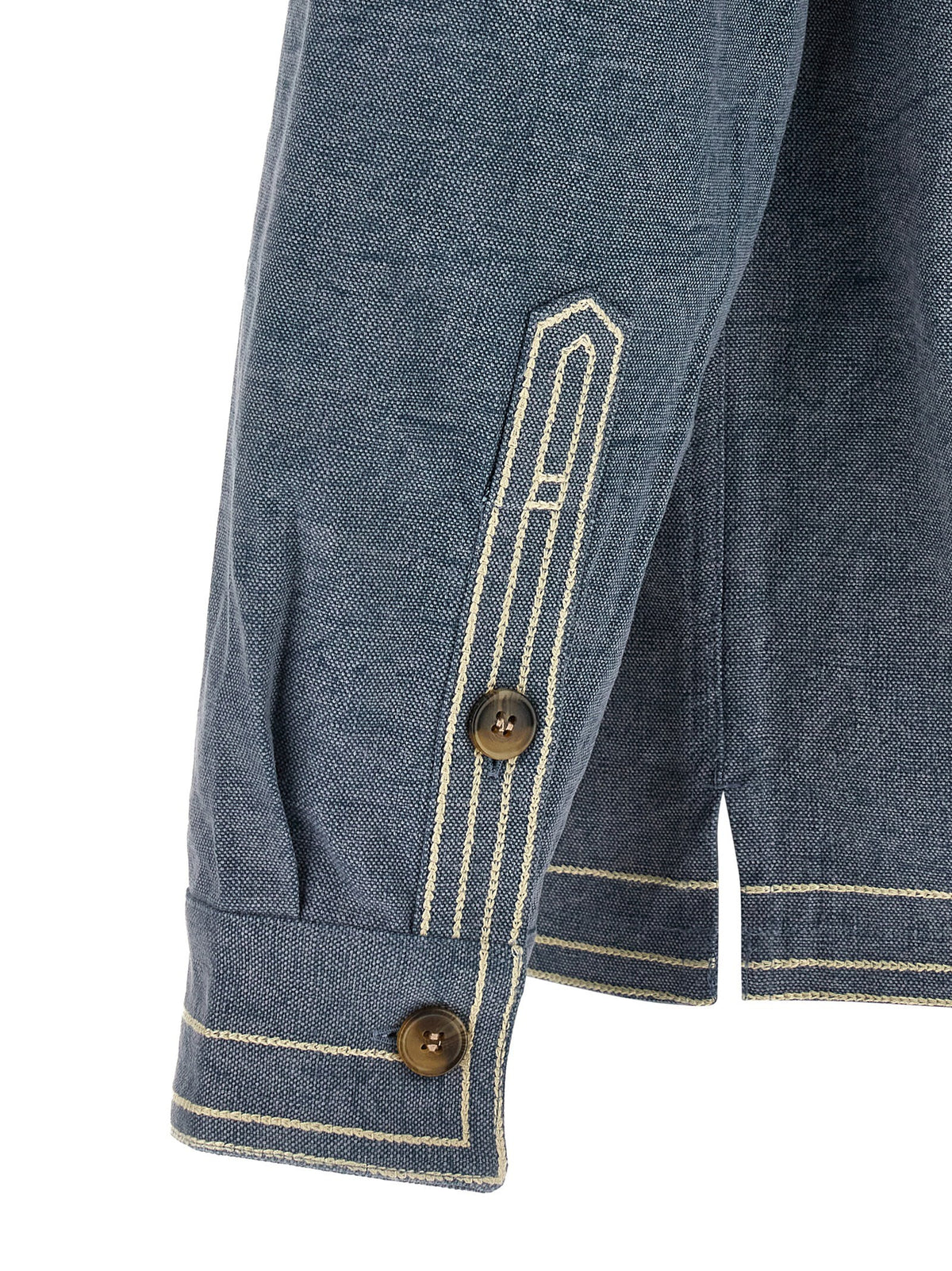 ISABEL MARANT Rudy Overshirt Blue, view 4