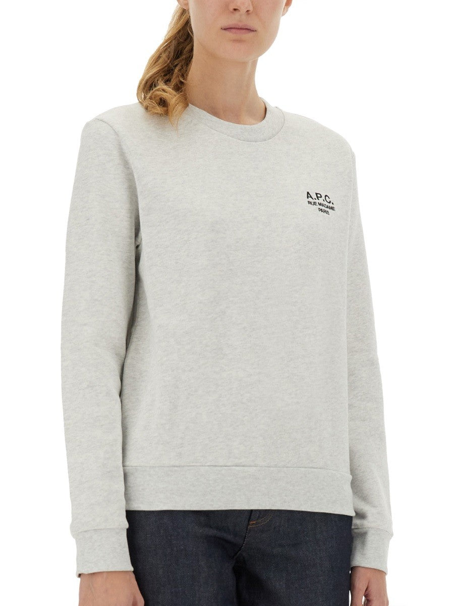 A.P.C Women's Rue Madame Sweatshirt Grey
