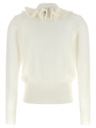 Nude Lucy Ruffle Cardigan White, view 2