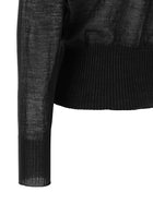 Nude Lucy Ruffle Cardigan Black, view 4