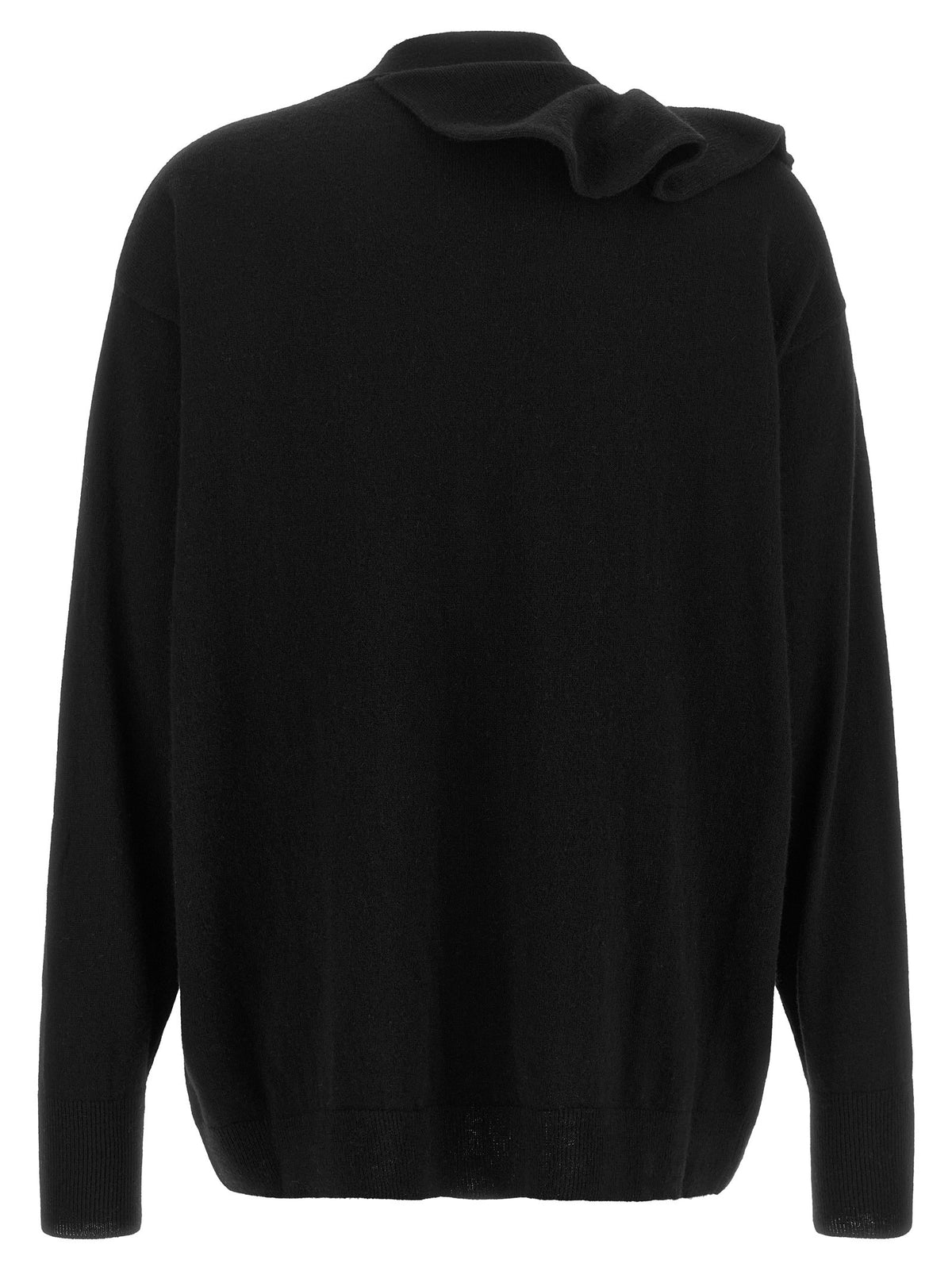 Nude Lucy Ruffle Cardigan Black, view 2