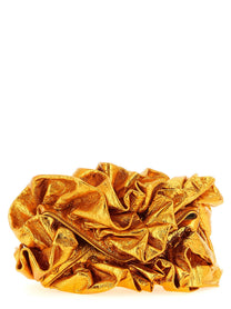 Dries Van Noten Ruffle Clutch Orange