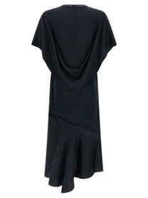 Fabiana Filippi Ruffle Dress Blue