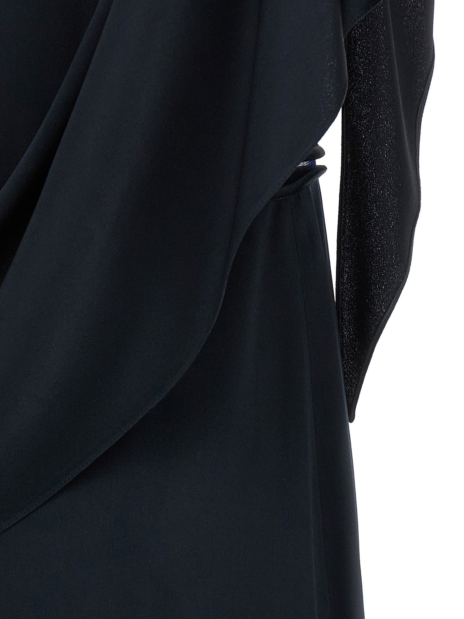 Fabiana Filippi Ruffle Dress Blue