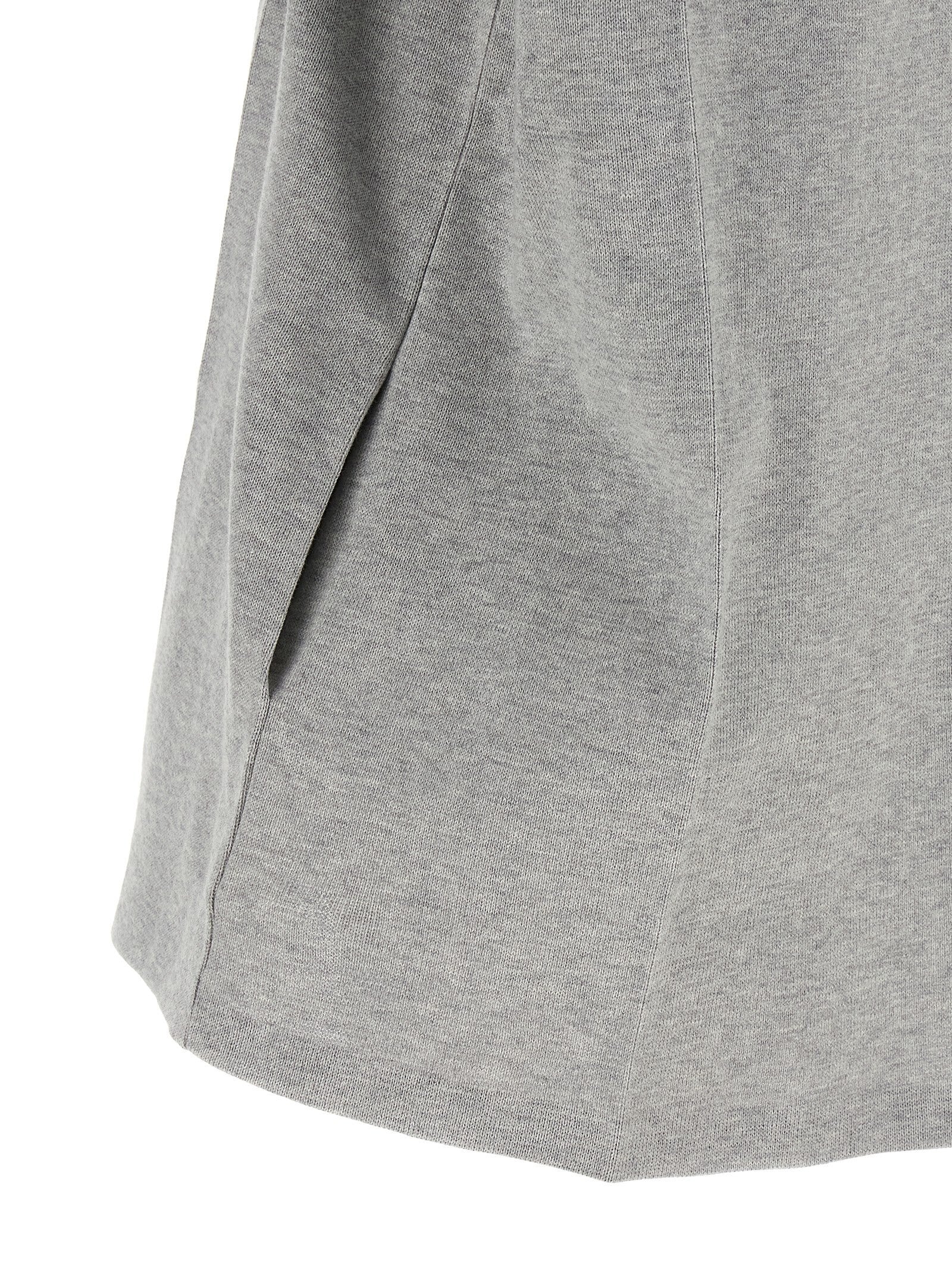 Miu Miu Ruffle Dress Grey