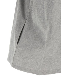 Miu Miu Ruffle Dress Grey