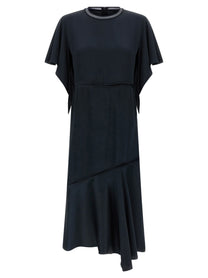 Fabiana Filippi Ruffle Dress Blue