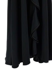 Giovanni Bedin Ruffle Dress Black, view 4