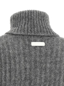 Elisabetta Franchi Ruffle Sweater Grey