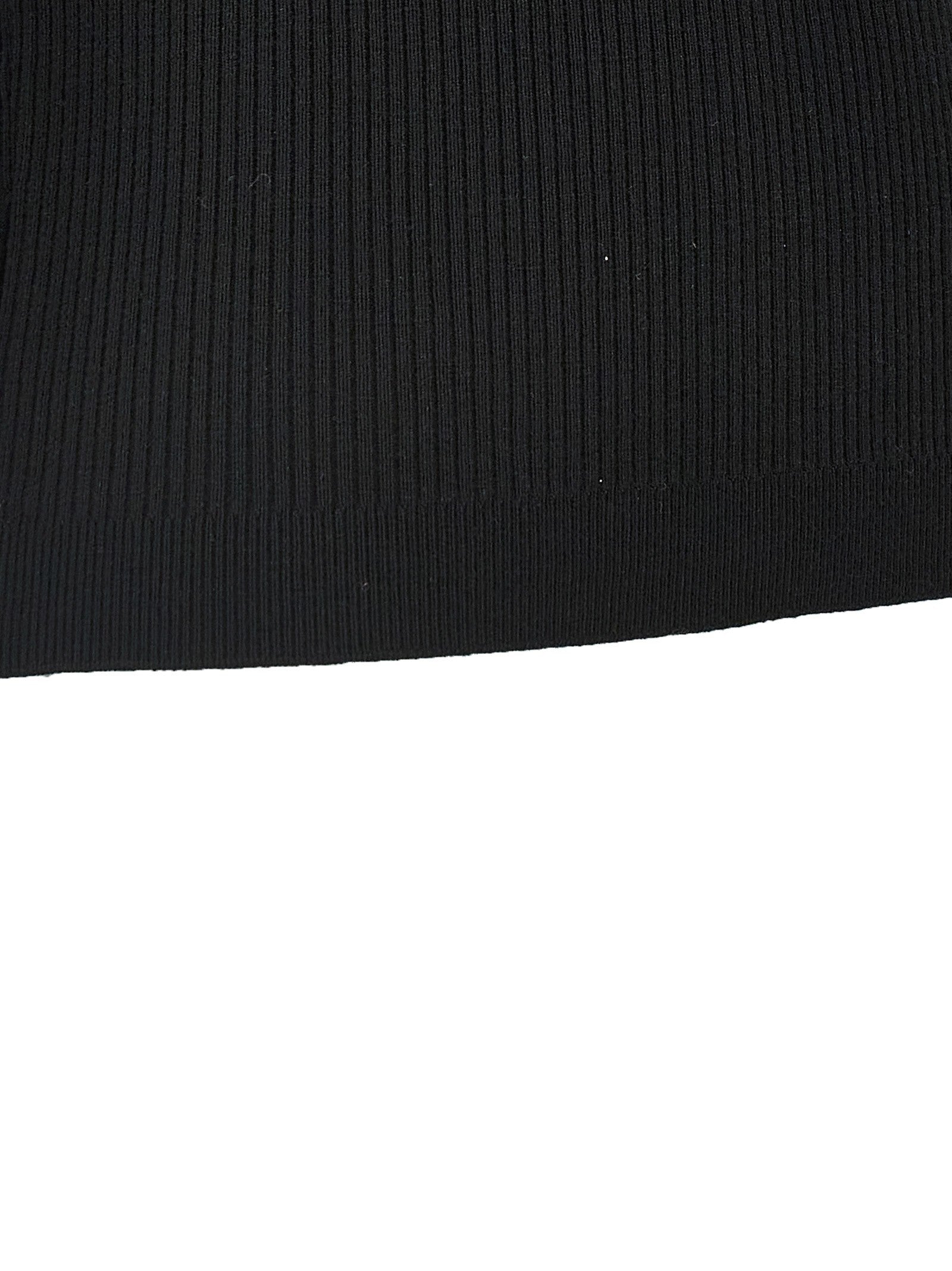 Alessandra Rich Ruffle Shirt Black