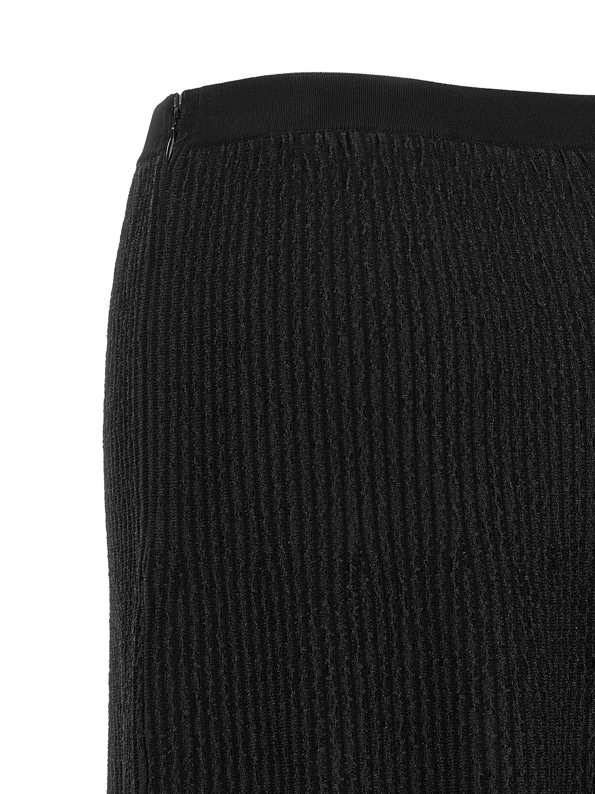 Elisabetta Franchi Ruffled Skirt Black, view 4