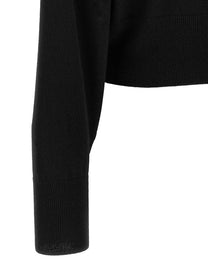 Nude Lucy Ruffled Sweater Black