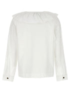 Ganni Ruffles Shirt White, view 2