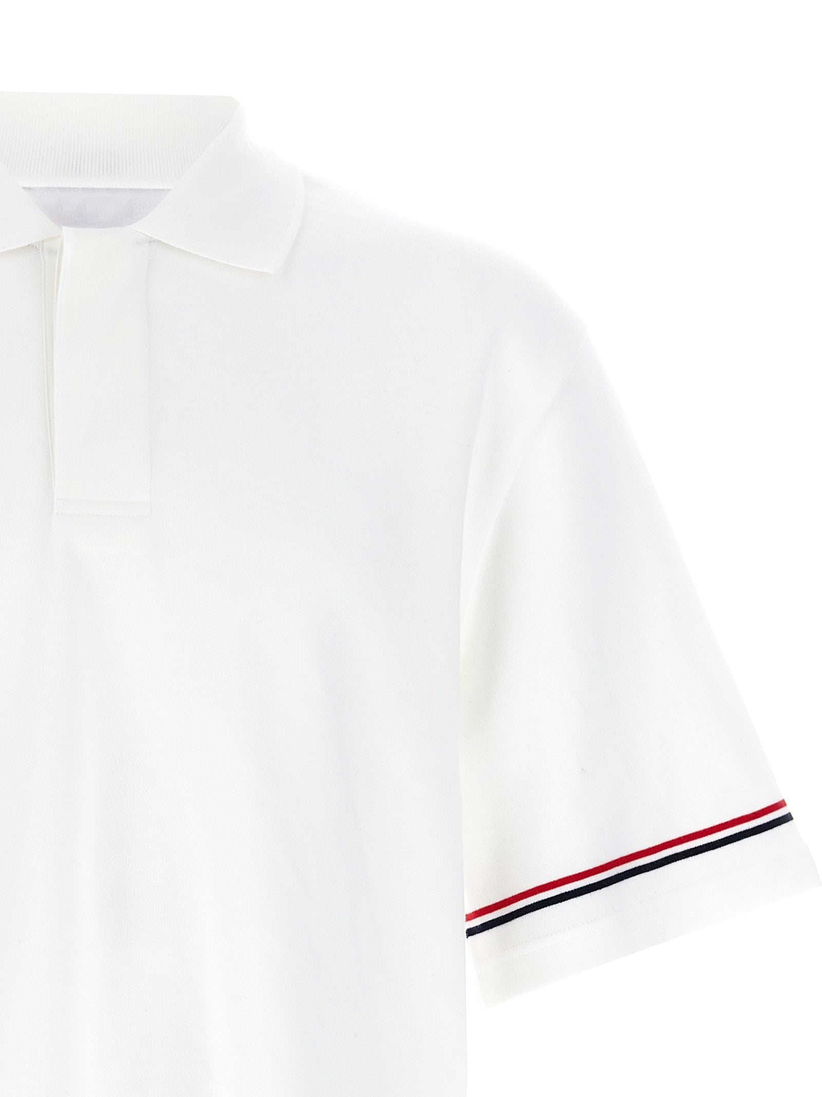 Thom Browne Rugby Polo Shirt White