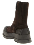 Aquazzura Rugged Ankle Boots Brown, view 3