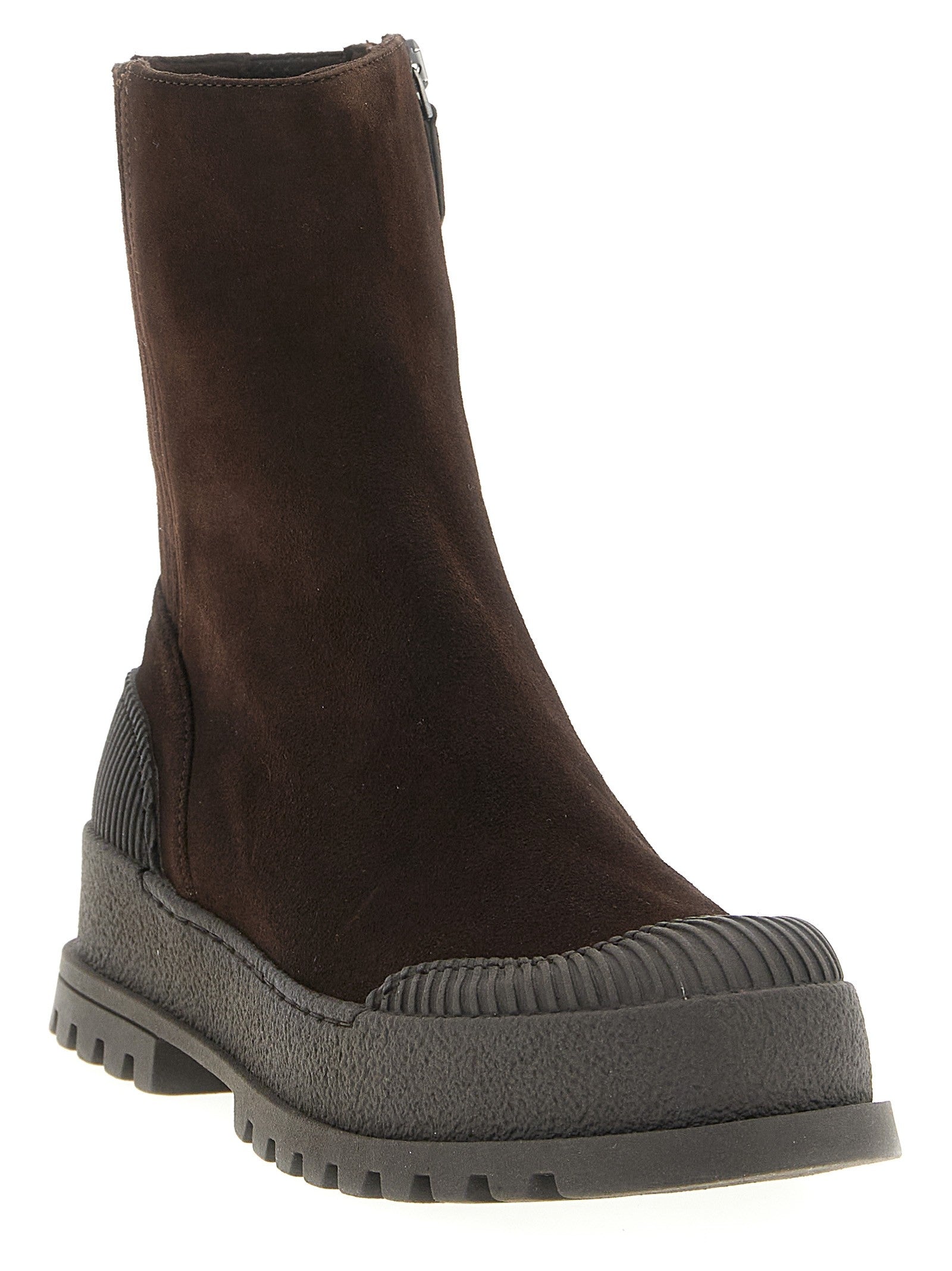Aquazzura Rugged Ankle Boots Brown