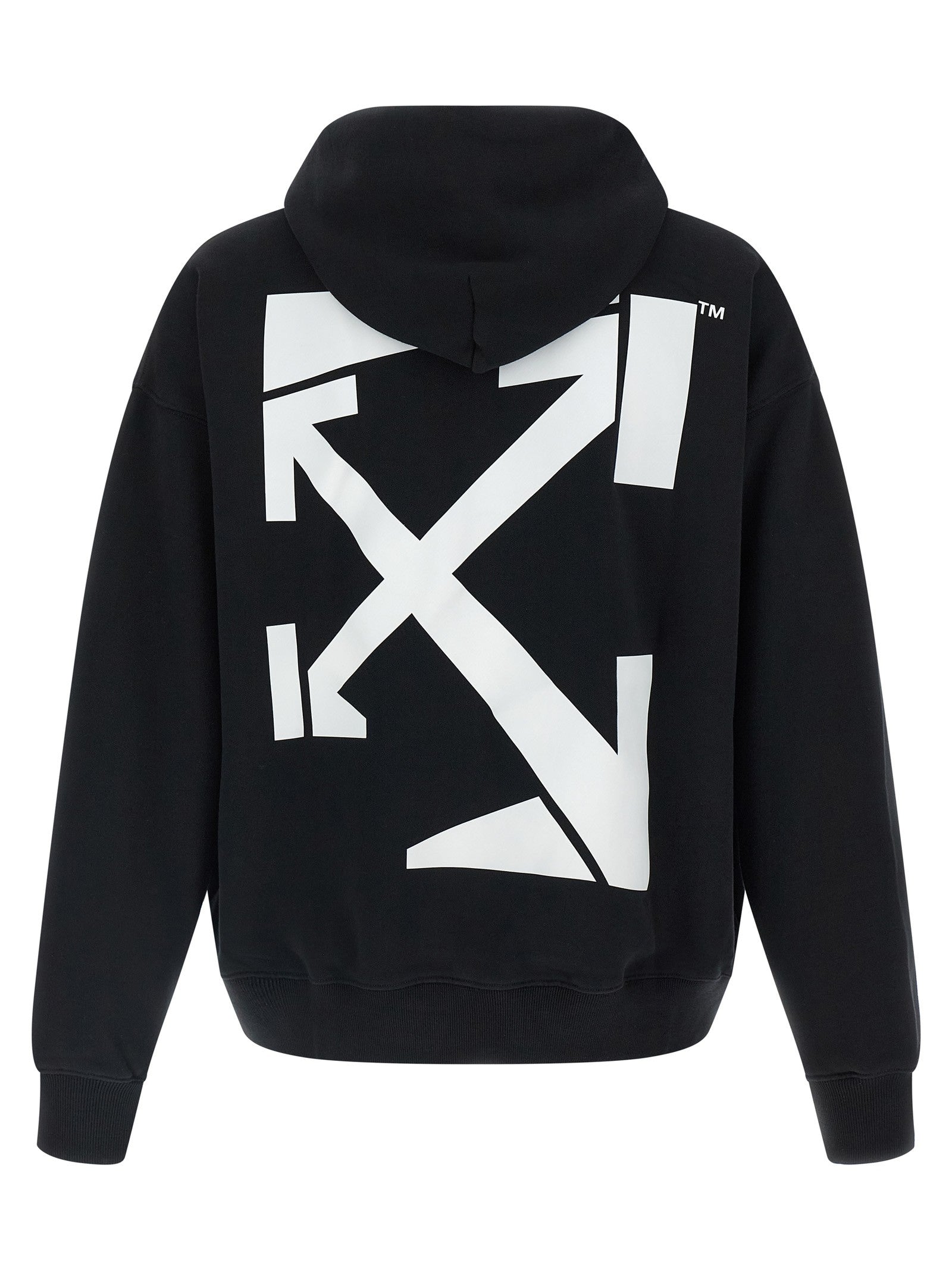 Off-White Run Arrow Skate Hoodie White