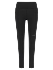 Y-3 Run Pocket Leggings Black
