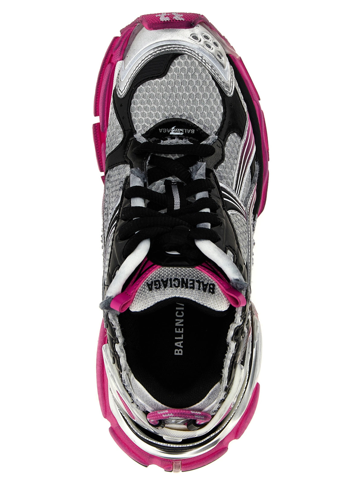 Balenciaga Runner Gradient Sneakers Blue, view 4