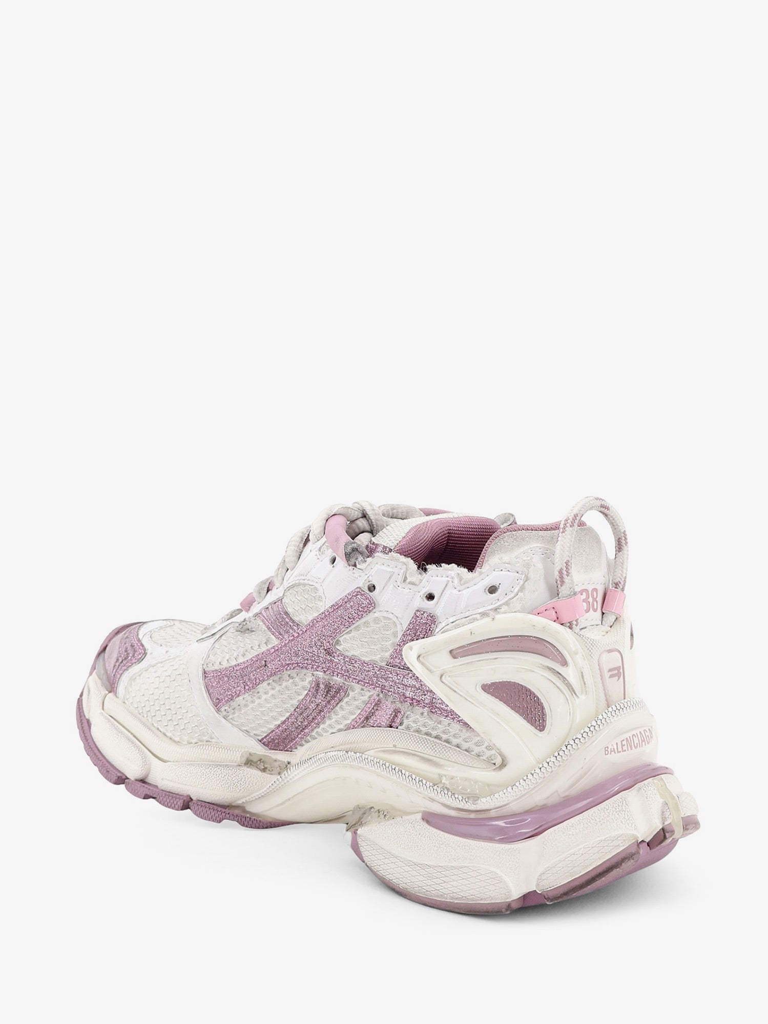 Balenciaga Women's Runner Mesh Sneakers White