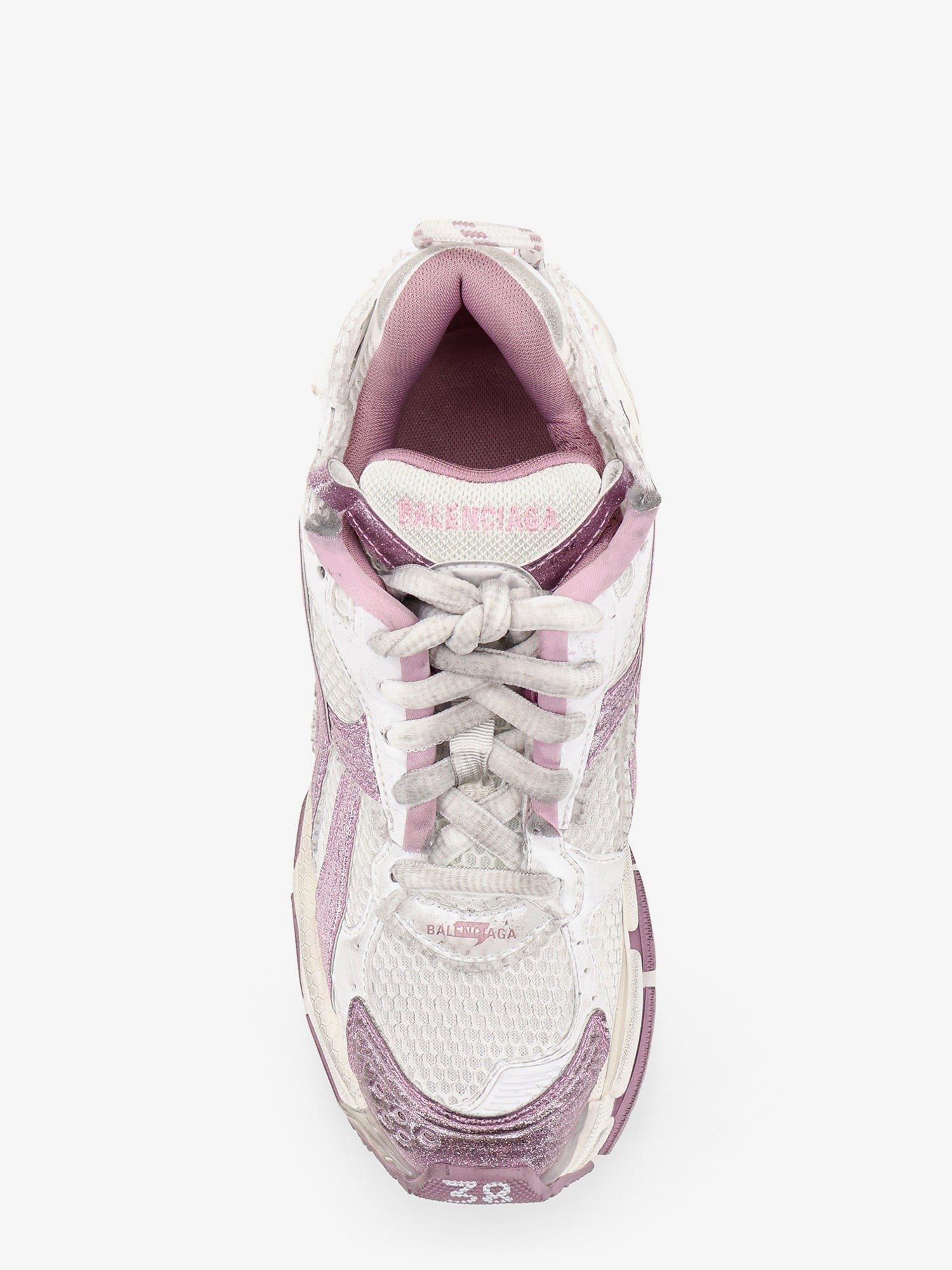 Balenciaga Women's Runner Mesh Sneakers White