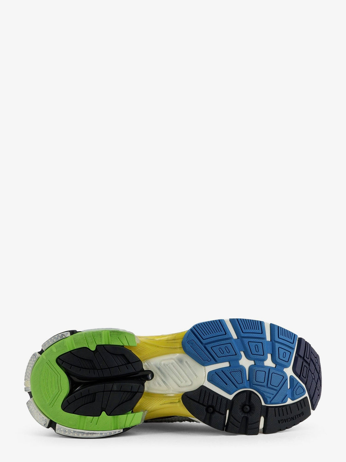 Balenciaga Men's Runner Sneakers in Mesh and Nylon Multicolor