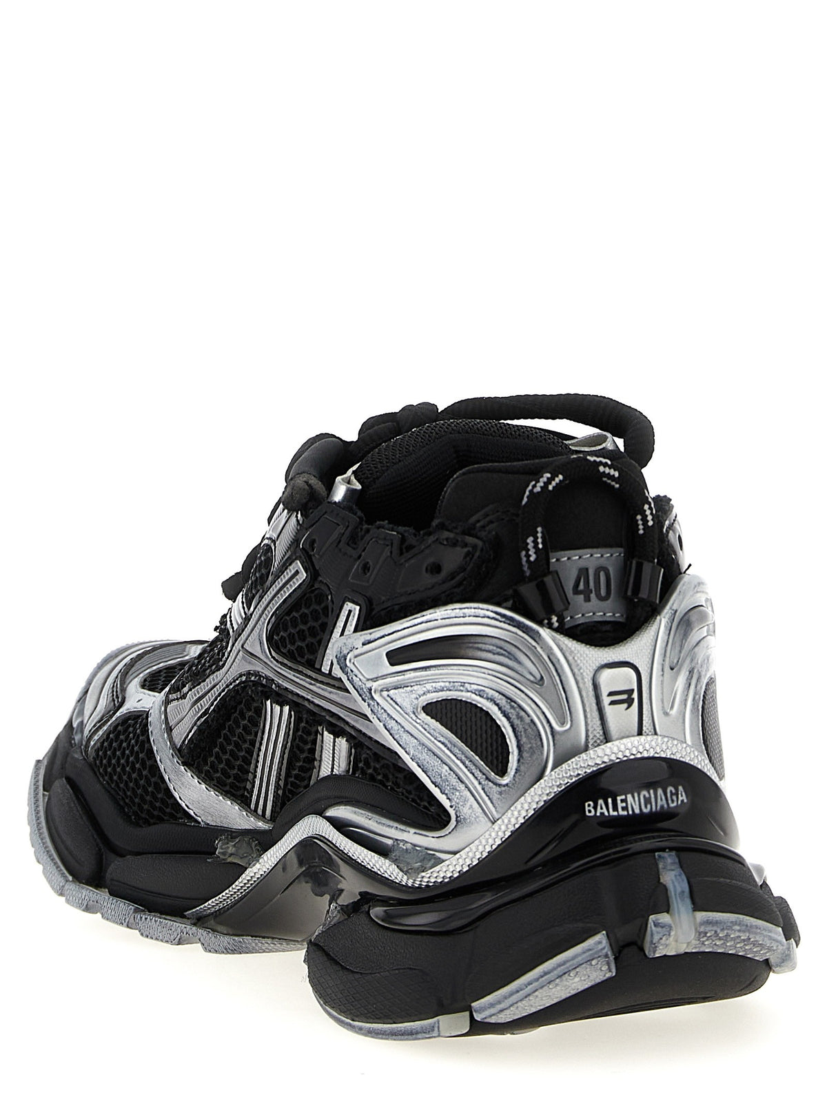 Balenciaga Runner Sneakers Black, view 3
