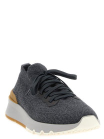 Brunello Cucinelli Runners Sneakers Grey
