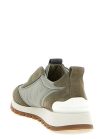 Brunello Cucinelli Runners Sneakers Green, view 3