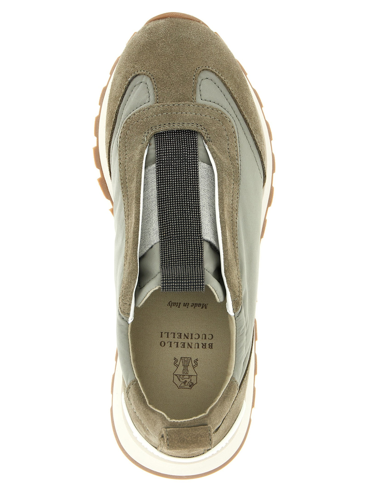 Brunello Cucinelli Runners Sneakers Green, view 4