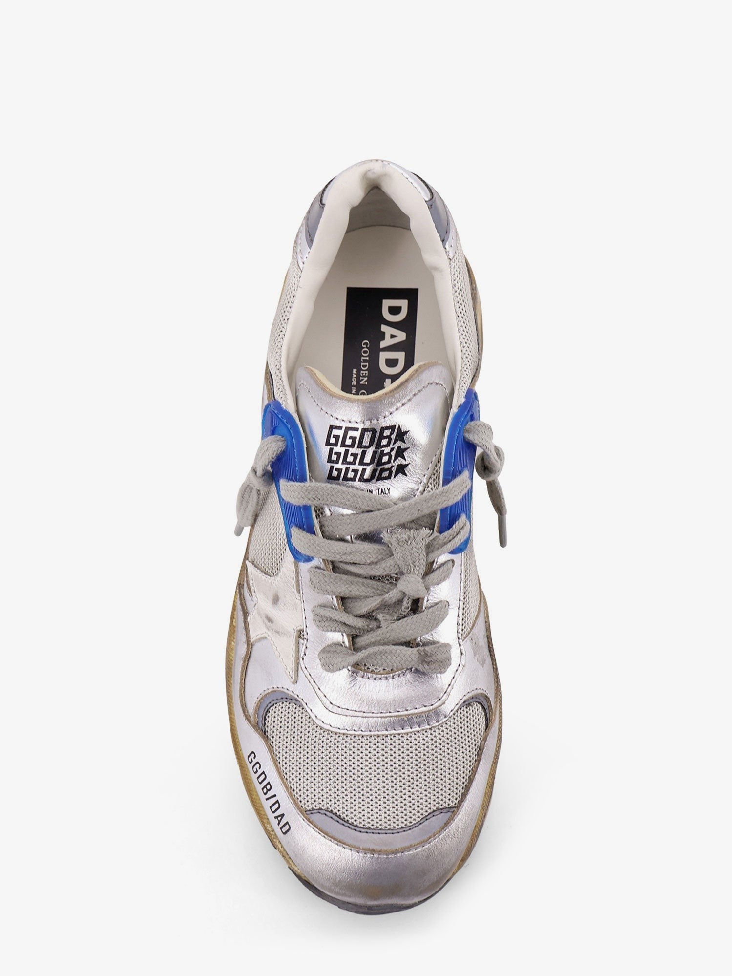 Golden Goose Women's Running Dad Mesh and Leather Sneakers White