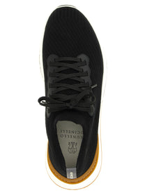 Brunello Cucinelli Running Sock Sneakers Black