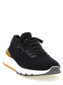 Brunello Cucinelli Running Sock Sneakers Black