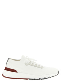 Brunello Cucinelli Running Sock Sneakers White