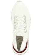 Brunello Cucinelli Running Sock Sneakers White, view 4