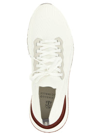 Brunello Cucinelli Running Sock Sneakers White