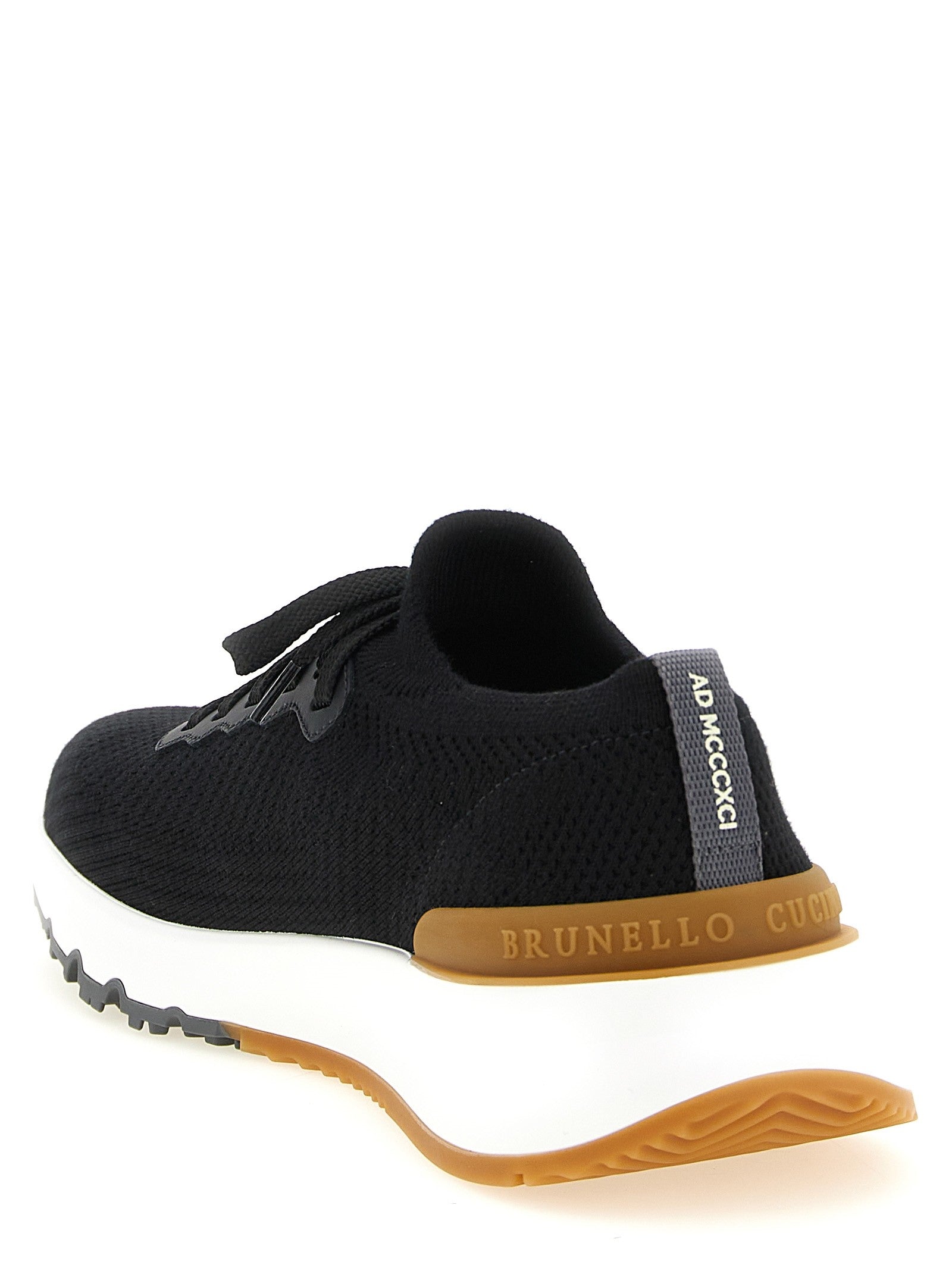 Brunello Cucinelli Running Sock Sneakers Black
