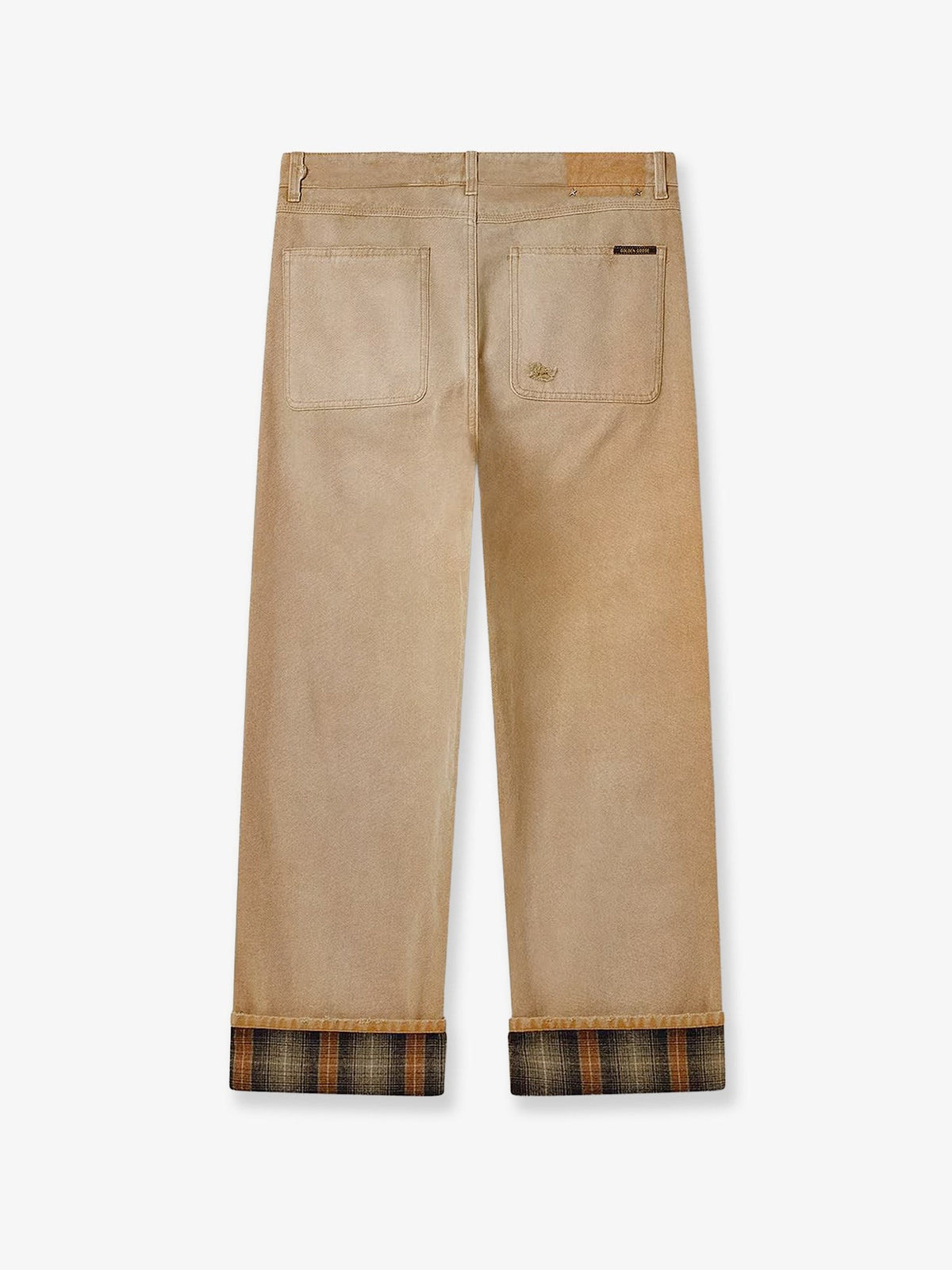 Golden Goose Men's Russel Panama Vintage Cotton Trousers CARTOUCHE, view 2