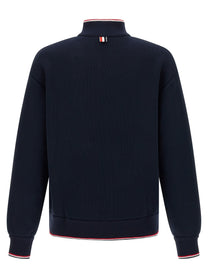 Thom Browne Rwb Piping Sweatshirt Blue