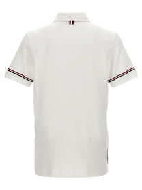 Thom Browne Rwb Polo Shirt White