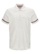Thom Browne Rwb Polo Shirt White