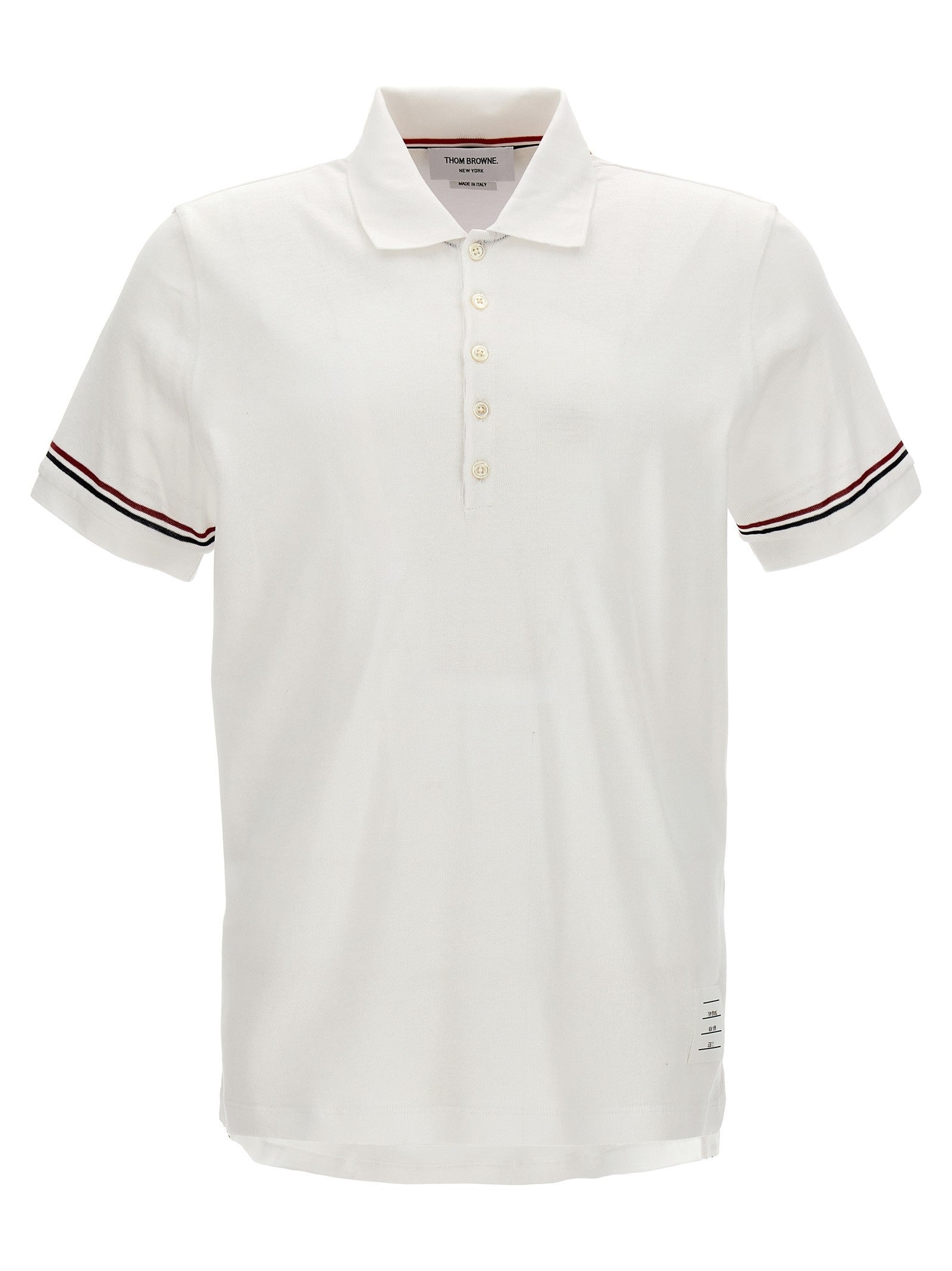 Thom Browne Rwb Polo Shirt White