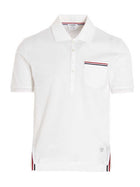 Thom Browne Rwb Polo Shirt White