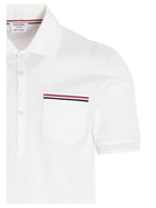 Thom Browne Rwb Polo Shirt White, view 3