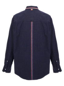 Thom Browne Rwb Shirt Blue