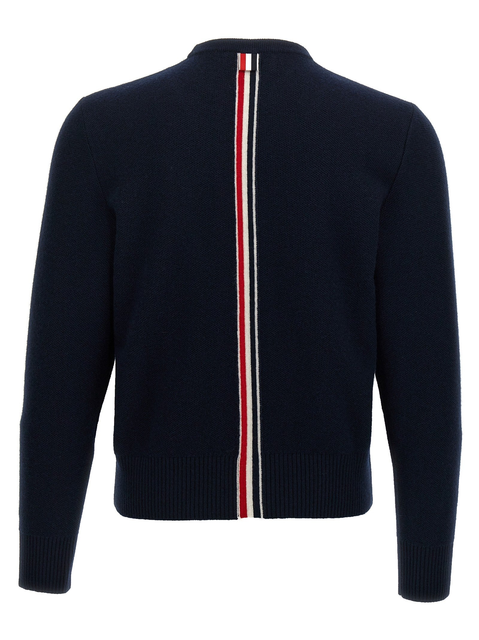 Thom Browne Rwb Sweater Blue
